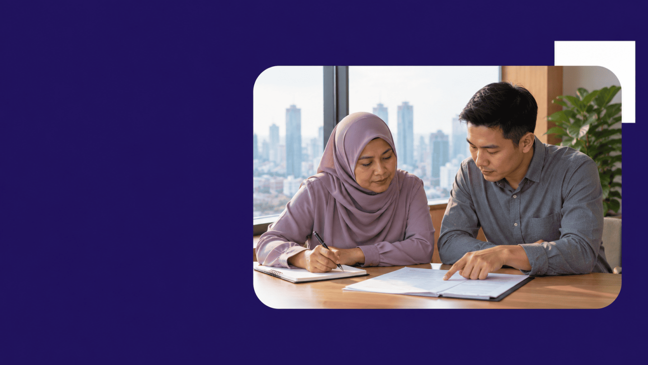 BNM RMiT compliance review of a data centre with audit documents beside a server rack